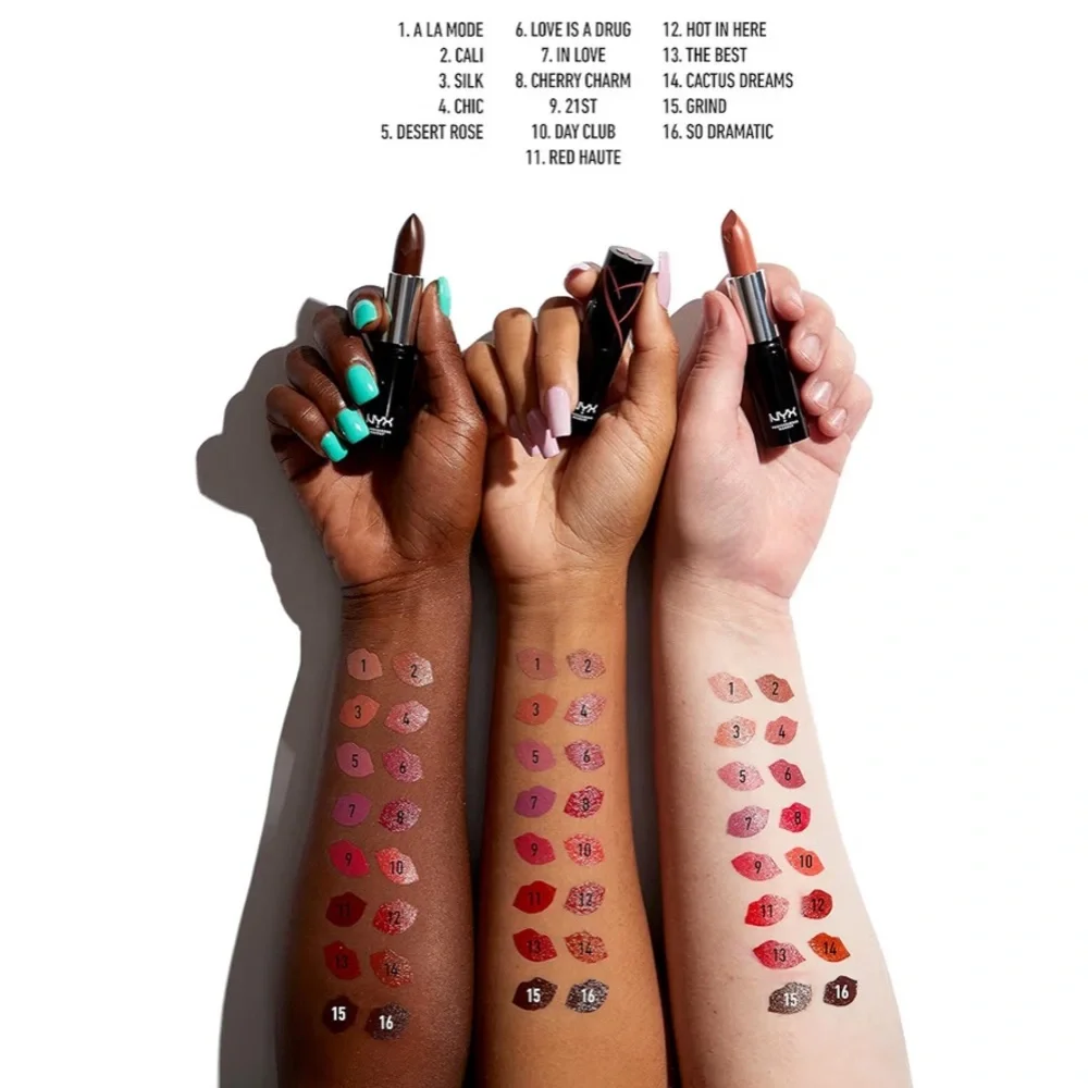 NYX Shout Loud Satin Lipstick - Vibrant Coral